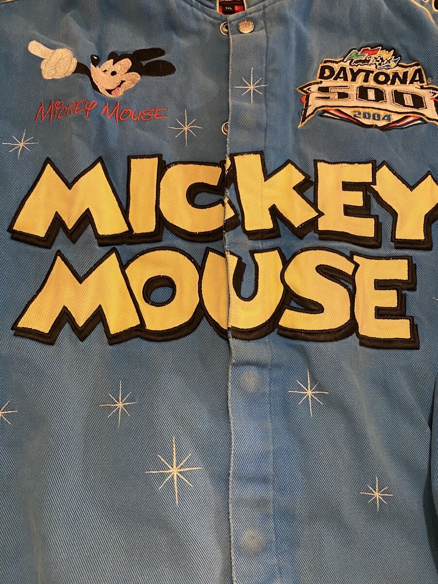 Vtg 2004 JH Design Mickey Mouse Daytona 500 Racing Jacket Vtg 2004 JH Design Mickey Mouse Daytona 500 Racing Jacket