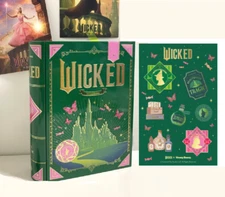 WICKED Movie EMERALD CITY Magic Box Tin Case 20*15 cm+ Deco Sticker *USduty Paid