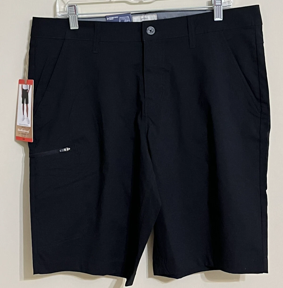 NWT Weatherproof Vintage black size 34 Trail Shorts quick dry men's