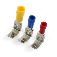 100/200PCS Wire Crimp Connectors Vinyl Piggy Back Insulated Spade Terminals