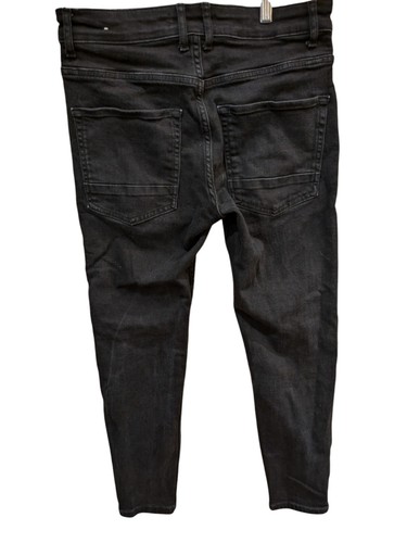 Zara Jeans Denim Collection Men Unisex Size 31 X 27 Black Skinny Jeans - Picture 2 of 3