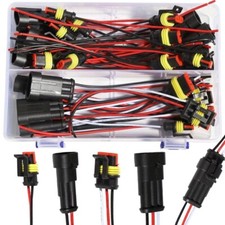 2/3Pin 15Kits Harness Connector - Quick Wire Disconnect Automotive