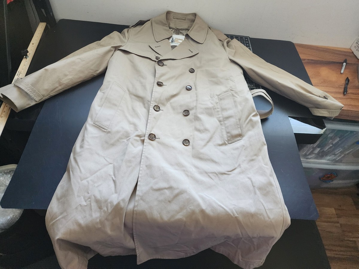 ジャケット・アウター vintage London Fog long trench coat Vintage London Fog by Greenwood Men's Towne Lined Long