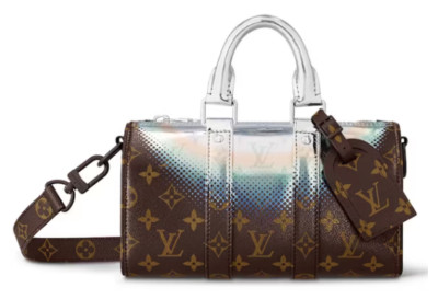 NIB Louis Vuitton Keepall Bandouliere 25 Metallic M23119 100% Authentic