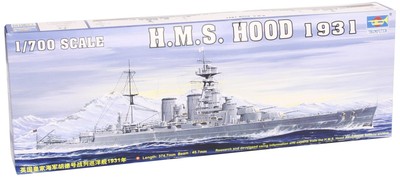 Trumpeter 1/700 HMS Hood British Battleship 1931 Model Kit
