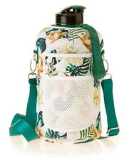 JUGZA Half Gallon Water Bottle w Sleeve | Pockets | Phone & Key Holder | 2.2L