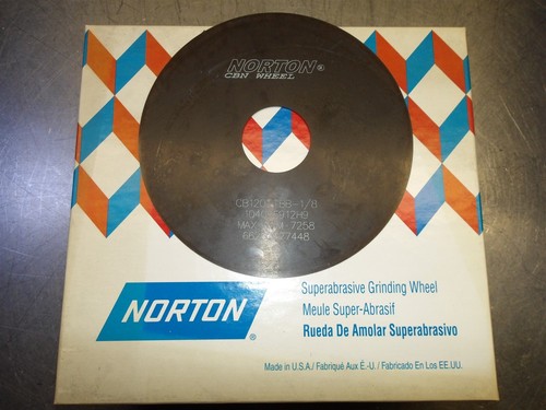 5 NEW! Norton CBN Wheel 1A1 5"x.20"x1-1/4" CB120-TBB-1/8 66260327448