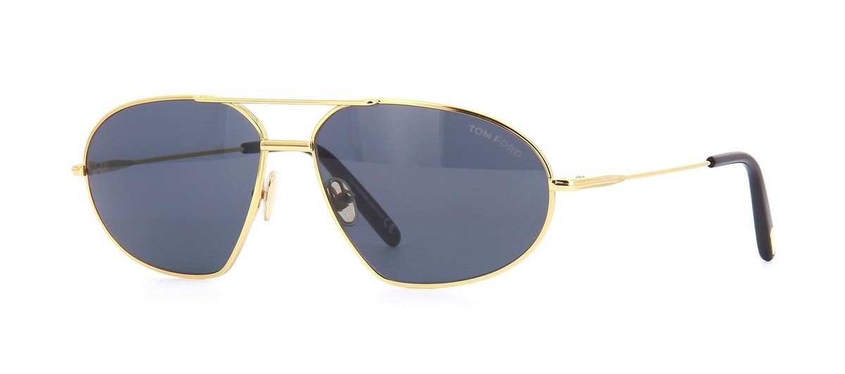 Tom Ford BRADFORD FT 0771 Gold/Blue Grey (30A) Sunglasses | eBay