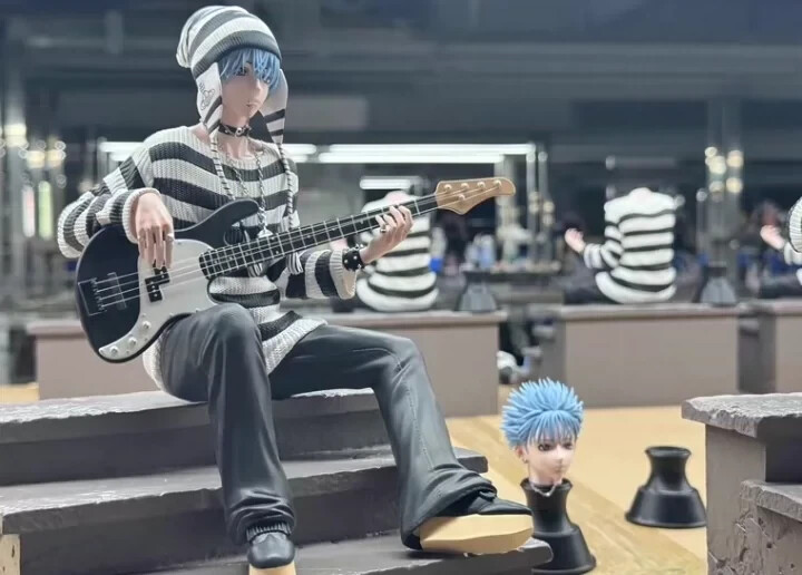 BLACK NIUZI NANA Okazaki Shinichi Resin Statue 1/6 Scale H25cm