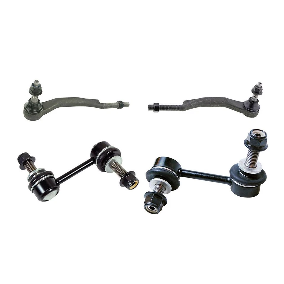 Barra estabilizadora de extremo de barra estabilizadora delantera Mevotech 4 piezas para Chevy Trailblazer 2002-2003 Foto 2 de 4