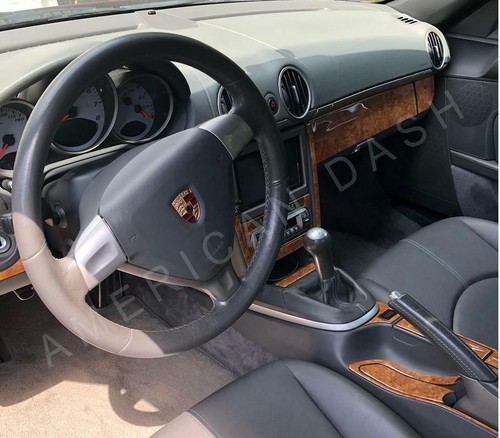 INTERIOR WOOD DASH TRIM KIT FIT PORSCHE 911 997 CARERRA TURBO 09 2010 2011 2012 - Picture 6 of 12