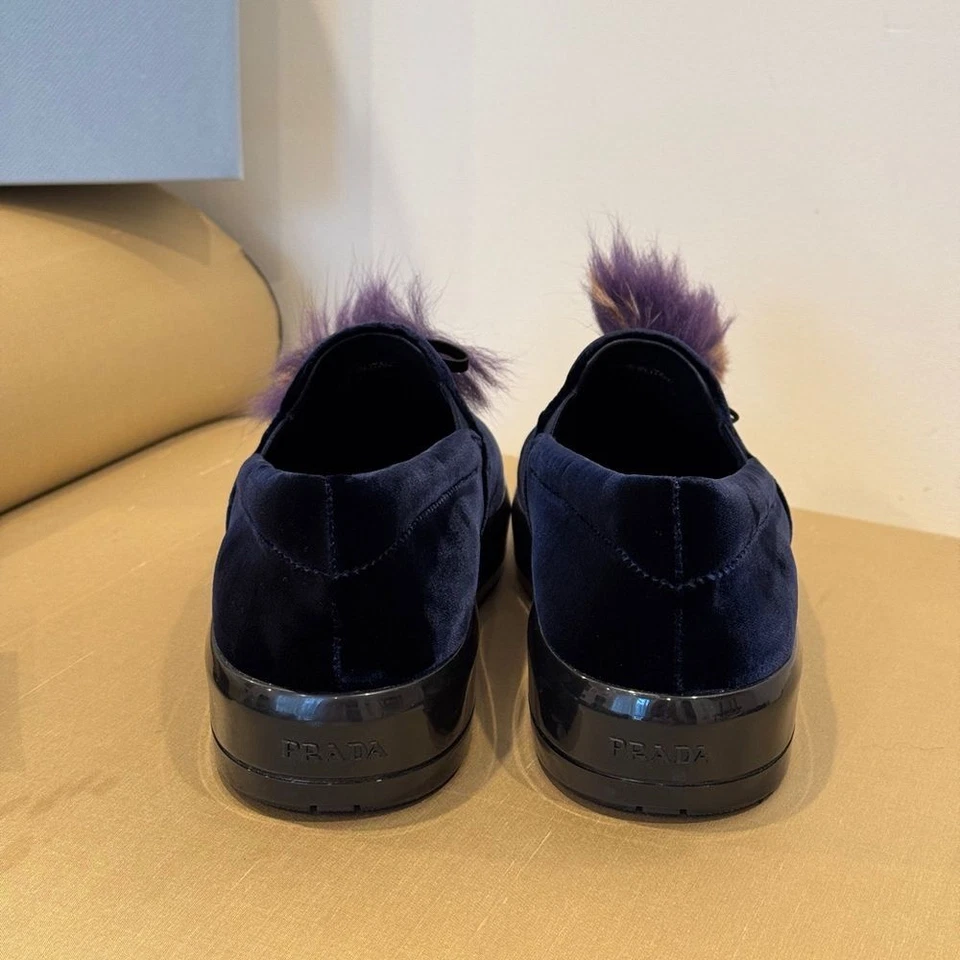 Prada 35MM女式天鹅绒晶圆尺寸38 1/2 — 第 3/4 张图片