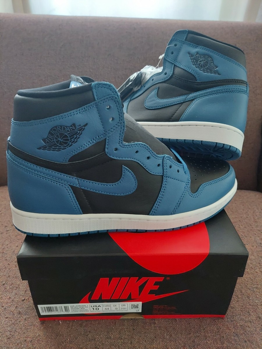 Nike Air Jordan 1 Retro High OG Dark Marina Blue Men display picture 3
