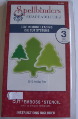 Spellbinders Shapeabilities 3 Stanzschablone - 2010 Holiday Tree S4-284