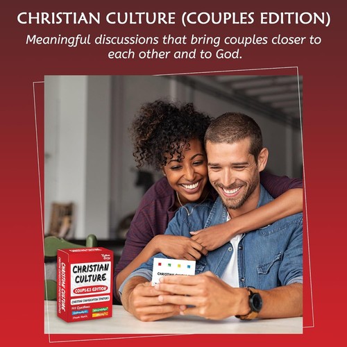 Christian Culture Couples Edition NEW CARD Game Conversation Starters Ages 18+ - Picture 2 of 6
