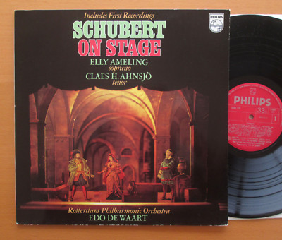Philips 9500 170 Schubert On Stage Elly Ameling Claes H. Ahnsjo NM/EX + insert