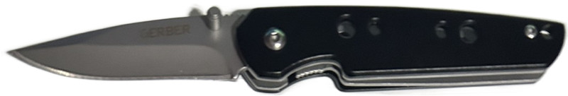 Gerber SB 2.5 Folding Pocket Knife - Plain Edge, Aluminum Handle - Black