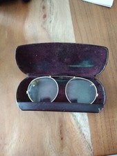 Antique 1/10 12K GF Gold Filled Wire Rim Glasses Rare 