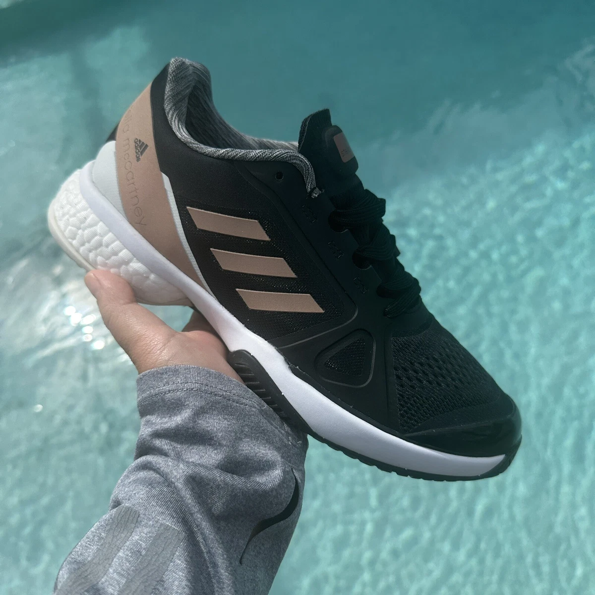 Adidas Barricade x McCartney Black Copper Metallic FW9883 eBay