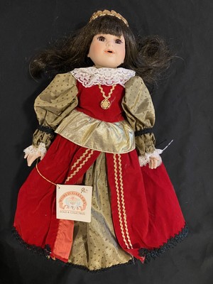 World Gallery 18'' Lim Edit Porcelain Doll ''Young Girl Queen'' by Vincent J De Fil