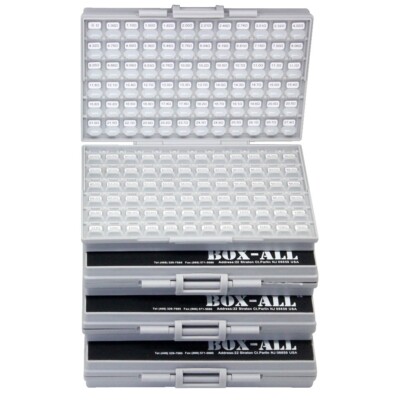 SMD Chip Resistors 0603 Size E96 series 491 values x 100pcs 1% RoHS in 4 BOX-ALL