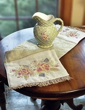 Mayfair Cottage Roses Tapestry Table Runner