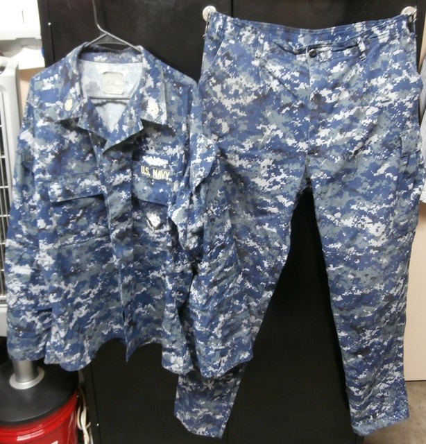 US Navy Pant & Shirt Working Uniform USN NWU Type I size XLarge eBay