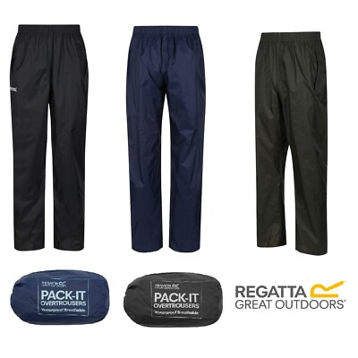 Regatta Herren Pack It wasserdichte Überhose Outdoor Erwachsene Angeln sturmsicher