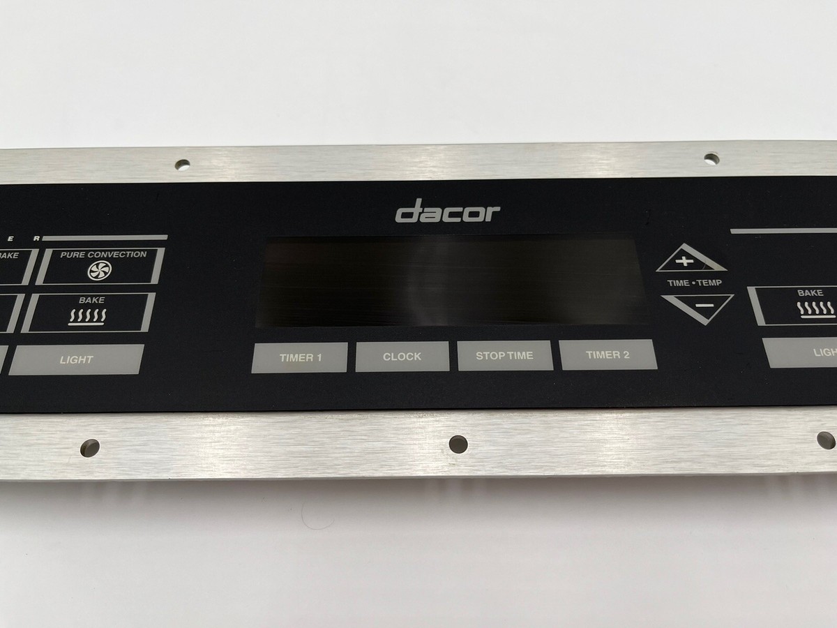 Dacor Double Oven Control Panel/Bezel/Membrane 62683B DE81