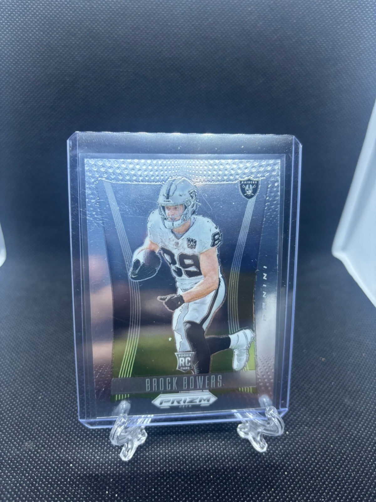 2024 Panini Prizm Deca #170 Brock Bowers Rc Rookie Card Las Vegas Raiders