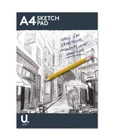 A4 SKETCH PAD WHITE PAPER ARTIST CRAFT DOODLING SKETCHING DRAWING ART BOOK UK