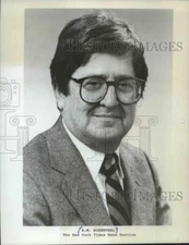 1988 Press Photo A.M Rosenthal of the New York Times News Service - mjb38237