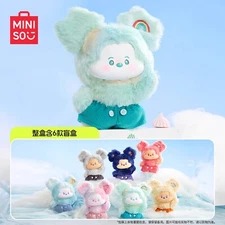 Authentic MINISO Mickey Head In The Clouds Series Vinyl Plush Blind Box Pendant