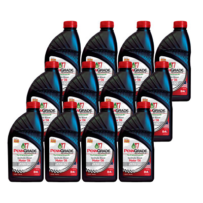 Brad Penn 20W50 High Zinc Performance Racing Race Engine Oil, 12