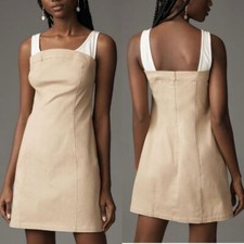 NWT Maeve Anthropologie Sleeveless Twofer Mini Dress - L