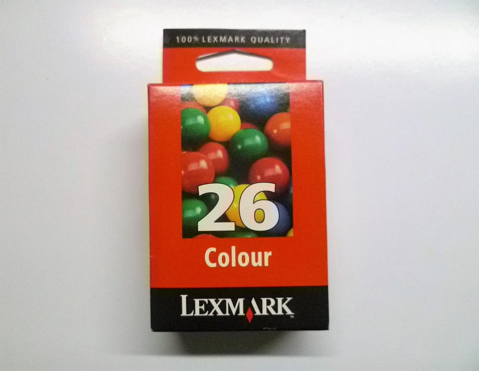 Original Lexmark 26 couleur X74 X75 X1100 X1200 X2200 Z13 Z23 Z25 Z33 Z35 emb... - Photo 1/1