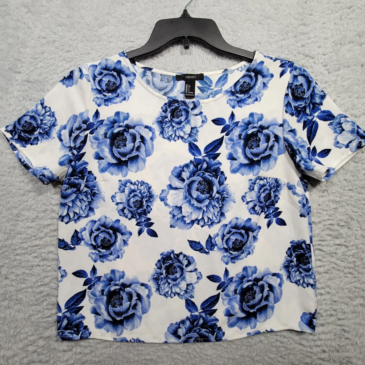 Floral blouse cheap forever 21