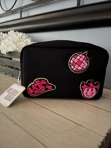 Stoney Clover Lane DanBar Gloss & Glo Preppy Cowboy Disco ball black bag - 第 1/6 張圖片