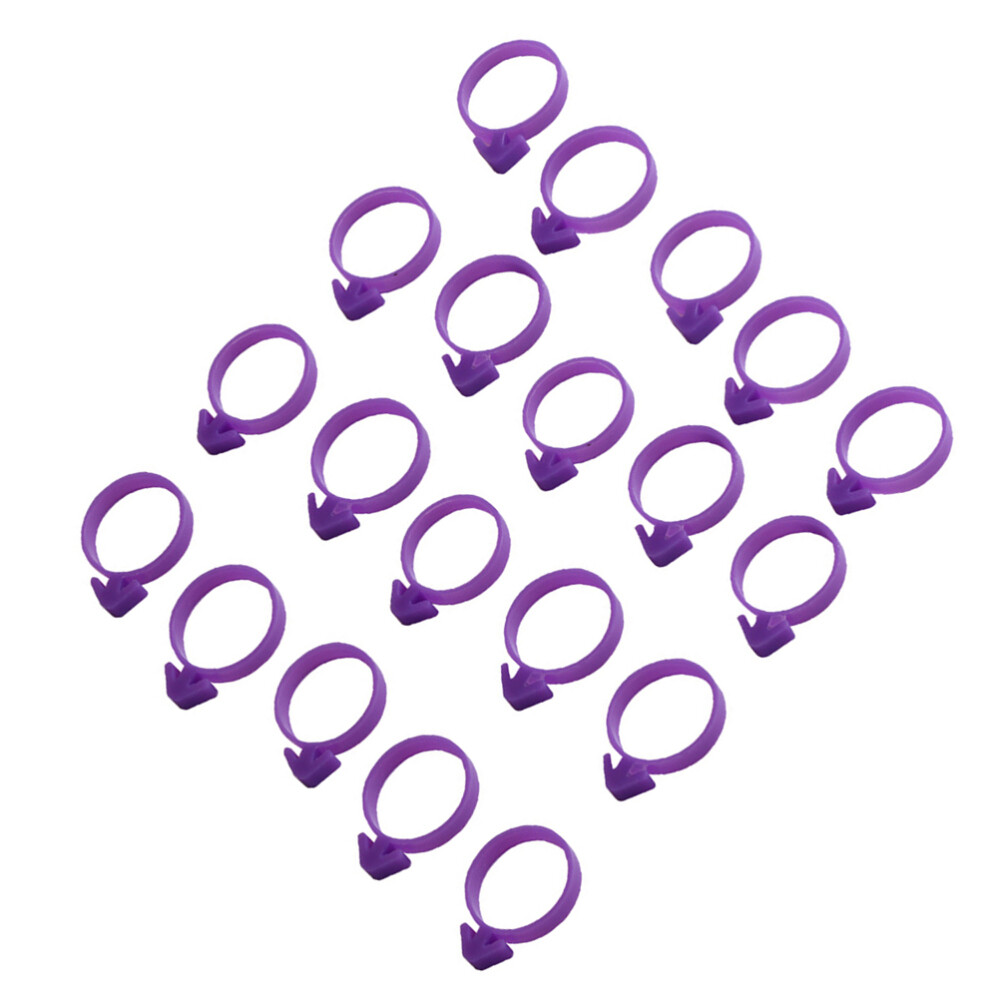 Pastry Bag Round Buckle Silicone Band Icing Bag Ties Pastry Bag Clips