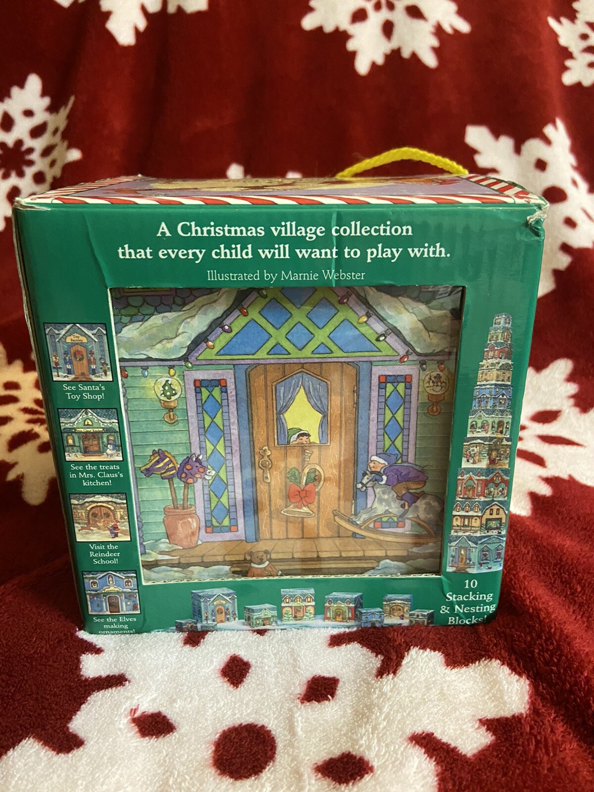2005 WJ Fantasy Santa’s Village Nesting Blocks Sold By Nordstrom