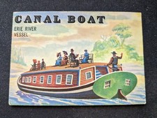 1955 Topps Rails & Sails # 141 Canal Boat, Erie River Vessel (VG/EX)