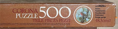 500 Pieces Jigsaw Puzzle, MB-Puzzle, "Rotkehlchen" - Picture 3 of 5
