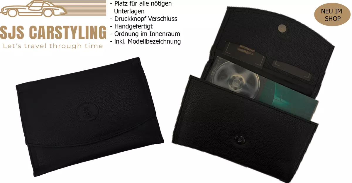 Boardbuchtasche Bedienungsanleitungs Tasche für Mercedes Benz SL 
