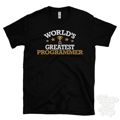 WORLD'S GREATEST PROGRAMMER T-SHIRT coole lustige Geschenkidee