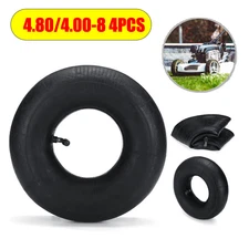 4Pcs 4.80/4.00-8 Tire Inner Tube 4.00-8 4.80-8 Lawn Mower Rubber Valve TR-13