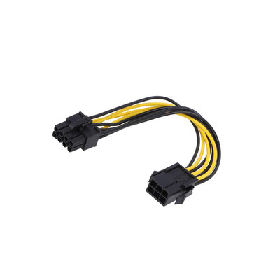 AK-CA-07 Kabel: Versorgung PCI-E 6pin männlich,PCI-E 8pin weiblich AKYGA