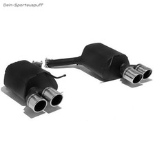 Ulter Duplex Sportauspuff BMW 6er E63 04- 2x90mm rund eingerollt abgeschrägt