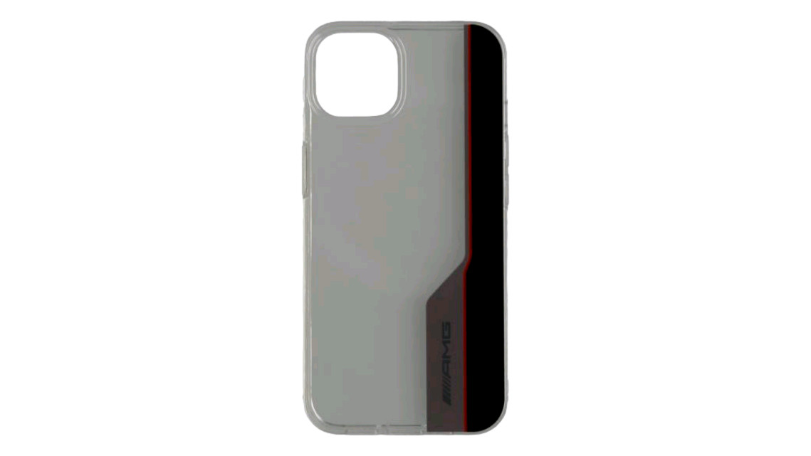 Coque Mercedes AMG iPhone 13 transparent rigide idéale pour les déplacements