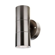 Applique LED da Esterno 2xGU10 Portafaretto Doppia Grigio IP44 V-TAC VT-7622