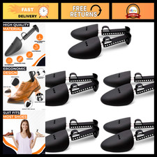 Shoe Trees for Men  Women - 5 Pairs, Durable Plastic  Steel, Sizes 6-13